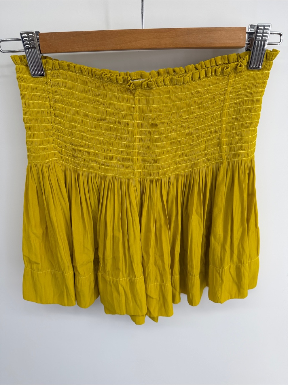 Koch smocked waist pull on culottes shorts sz XS